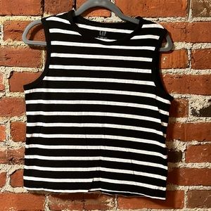 GAP striped cotton shrunken tank